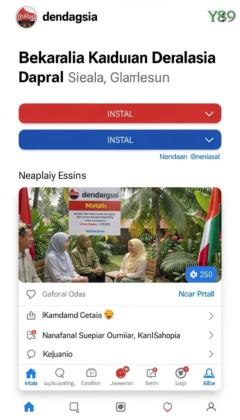 Cuplikan layar C8VIP — halaman utama