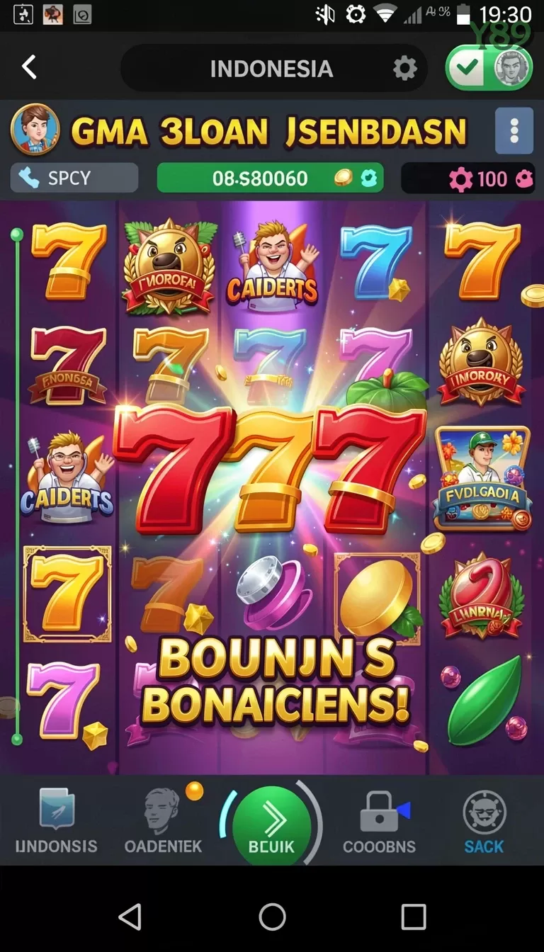 Cuplikan layar PARISBOLA — menu navigasi