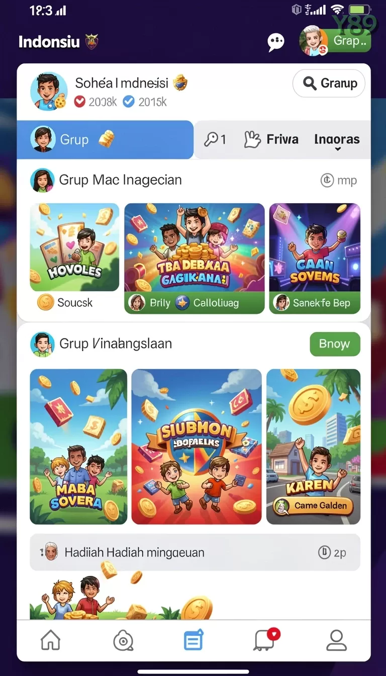 Cuplikan layar GEBYAR4D — aktivitas