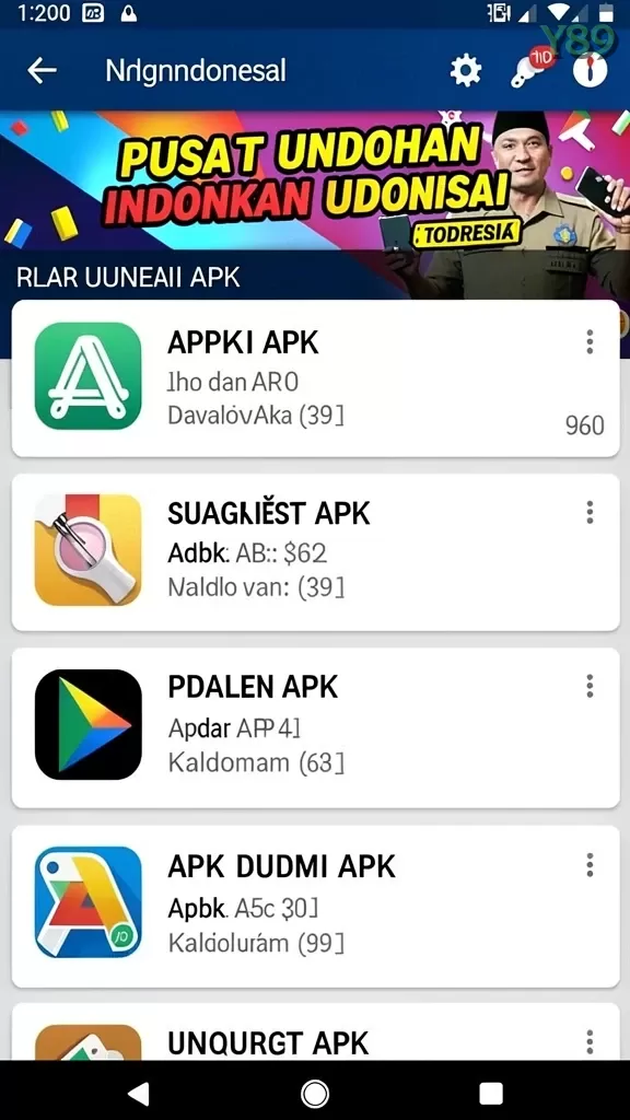 Cuplikan layar DI1 — halaman utama